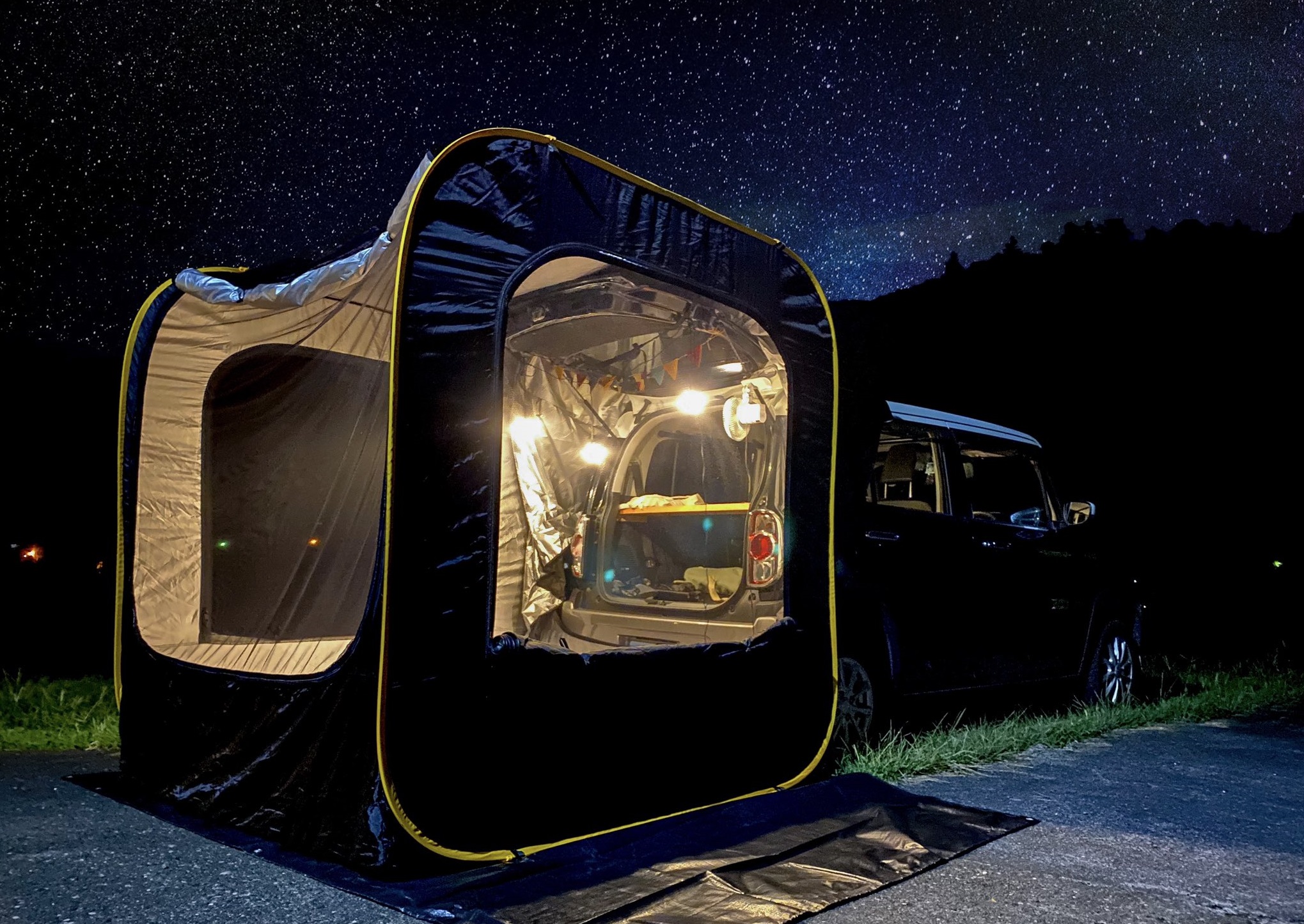 車中泊とキャンプが快適になるポップアップテントが新発売 | IGNITE 