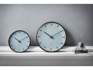 AJ Wall Clock CityHalf Royal Blue