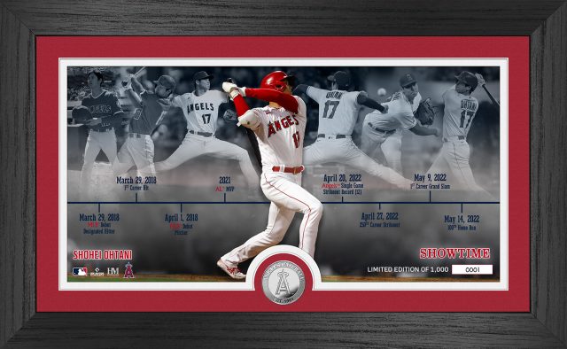 記念グッズ2022 大谷翔平 MLB 二刀流 100号ホームラン 記念コイン 新品 限定