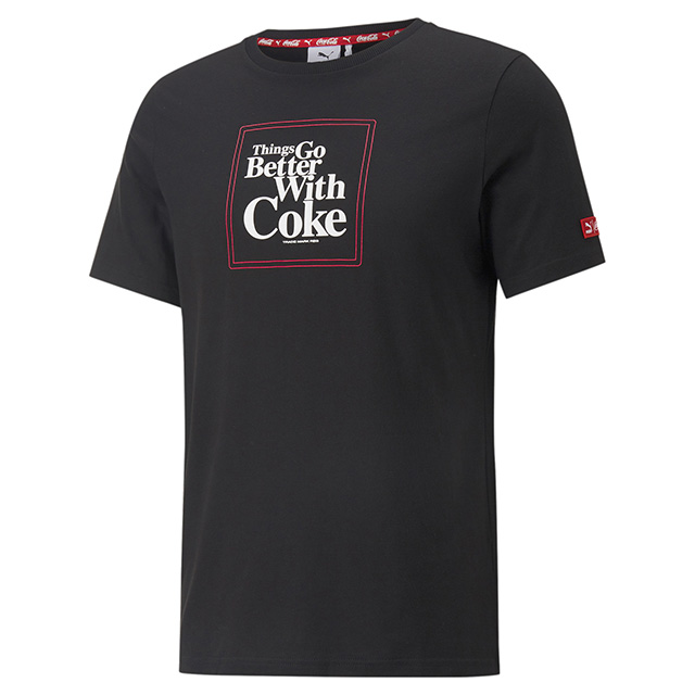 「PUMA×Coca-Cola グラフィック Tシャツ」 カラー：3色、価格：4,950円