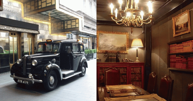 1F ヴィンテージ／1950-1990（London Taxi）、2F ジョージアン時代／1714-1830（The Georgian Room）