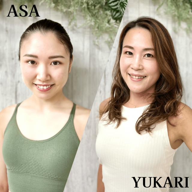 担当インストラクター：Asa ＆ Yukari