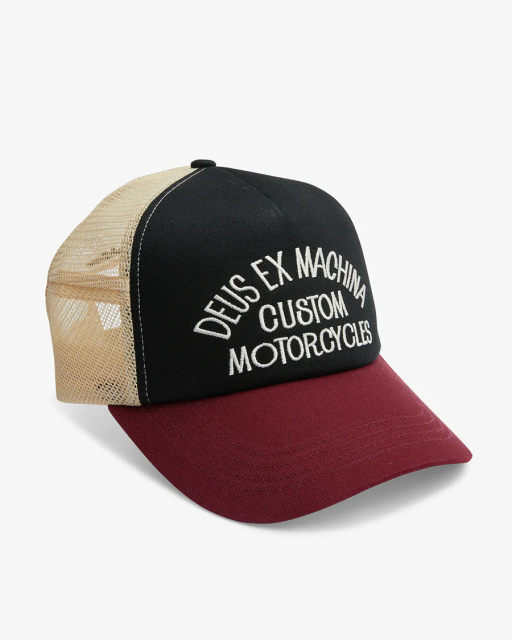 DEUS HATS NEW COLLECTION CANYONS TRUCKER - BLACK COMBO