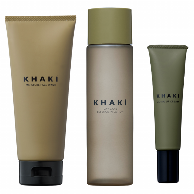KHAKI PERFECT CARE SET（洗顔料＋薬用オールインワンローション＋薬用フェイスクリーム）￥7,920