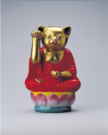 「大仏猫」陶器オブジェ 132,000円（税込）