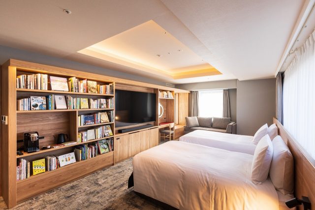 「The Premium Book Room」41,000円～／定員1～4名／54.4平方メートル