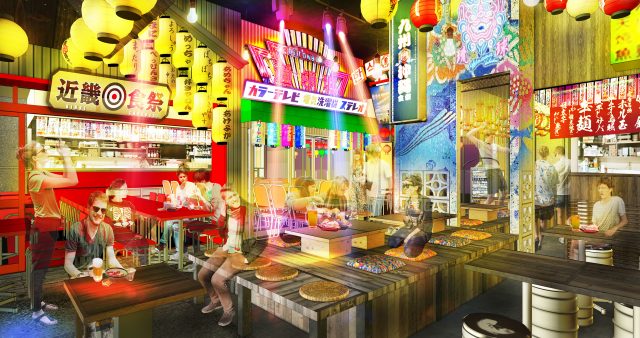 「新宿カブキhall～歌舞伎横丁」フードホールイメージ