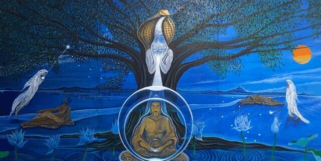 「仏陀悟りの図」