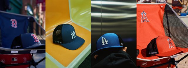 MLBの4チームとアウトドアが融合！「'47×MLB×Helinox」の史上初コラボ