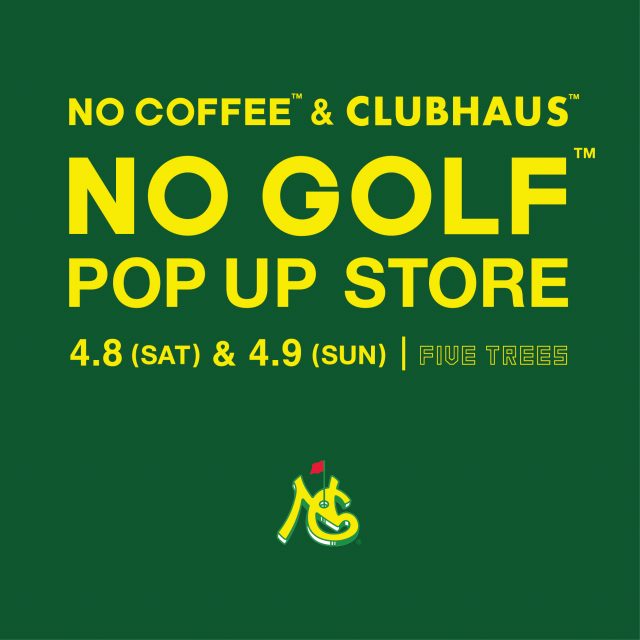 NO COFFEE×CLUBHAUSコラボのゴルフアイテム販売！東京で初の