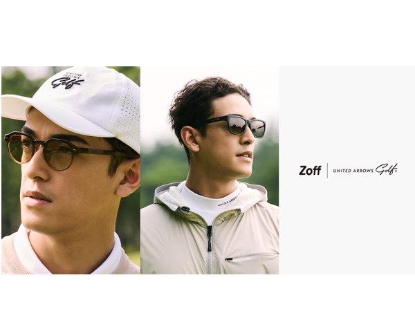 ZoffとUNITED ARROWS GOLFが贈るサングラス。3型×3色の全9種のデザイン