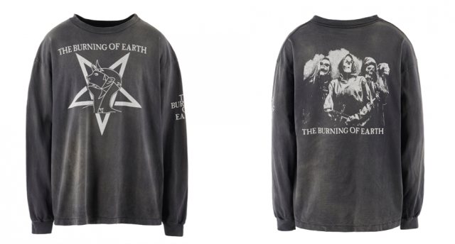 LS TEE/BURN OF EARTH￥33,000 、SIZE：S/M/L/XL/XXL/XXXL