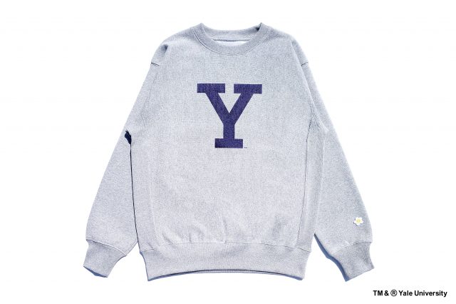 Yale Slab Y Logo Heavy Weight Crew Neck Sweatshirt Model 23.002 ¥15,400