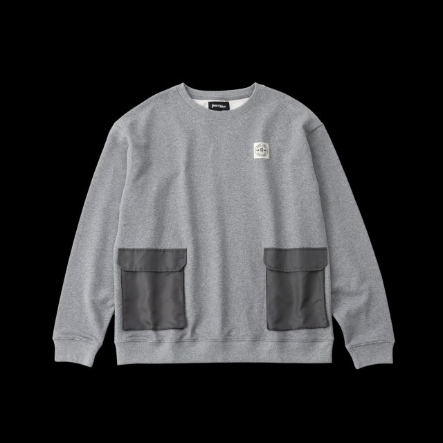 Cargo Pocket Sweatshirts（Charcoal／Gray）¥18,700 ※12月2日（土）発売