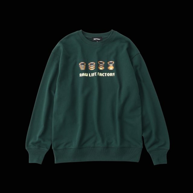 Pixel Sweatshirt（Green／Off white）¥16,500 ※12月9日（土）発売