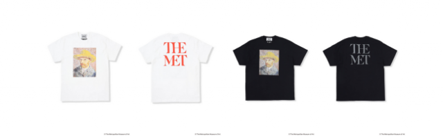 The Met Gogh Print Tee ¥13,200、SIZE：M／L／XL／XXL ⒸThe Metropolitan Museum of Art