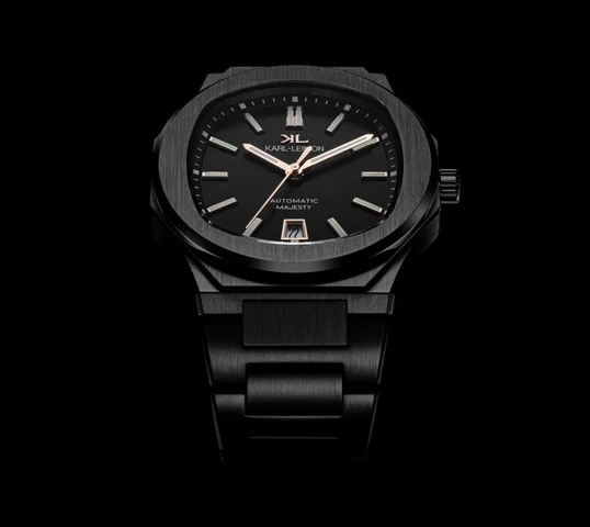 LIMITED 99PCS ALL BLACK 3HANDS AUTOMATIC
