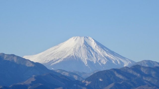 高尾山・山頂からの富士山／写真出典：mmmさんの活動日記