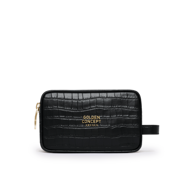 TOILETRY BAG CROCO LEATHER SMALL ￥42,900