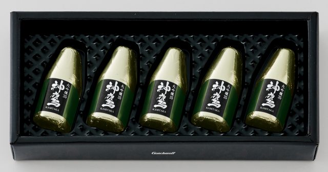 神鷹 大吟醸35 ボンボンチョコレート ¥800、内容量：5個入