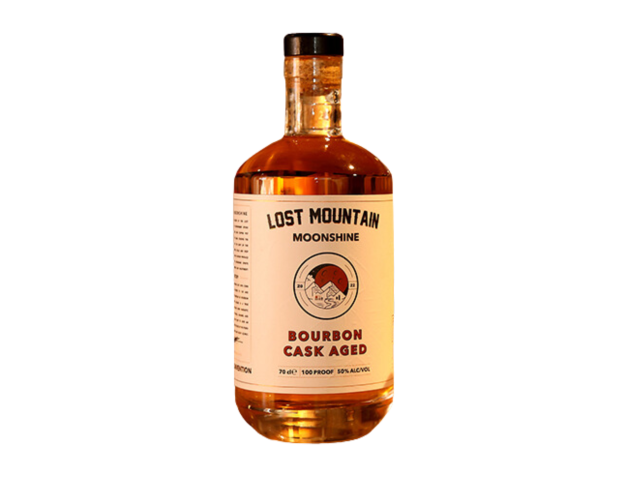 LOST MOUNTAIN MOONSHINE BOURBON CASK（英国・ブラック ブリッジ蒸留所）、アルコール度数：50％、内容量：700ml ※120本限定