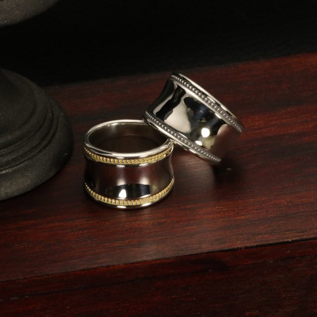 MILGRAIN CALM RING SV925 ￥29,800 （税込）