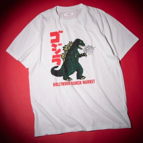 レトロゴジラモチーフTシャツ/12,100円/WHITE/S～XL