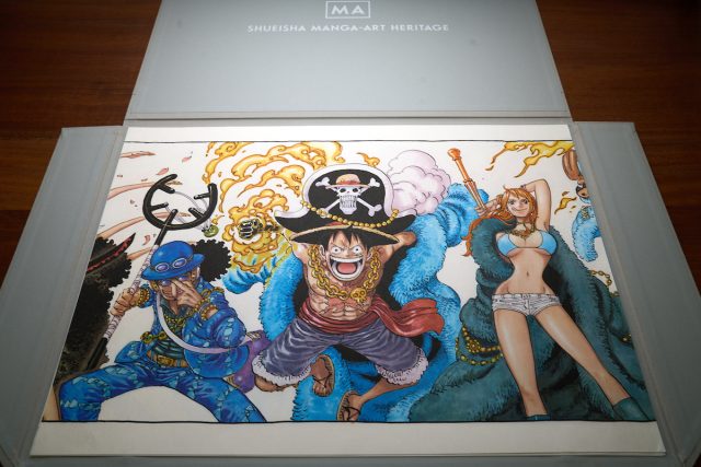 尾田栄一郎「ONE PIECE／The Scroll 壱」（2024・和紙にコロタイププリント）edition 55©️Eiichiro Oda／Shueisha Inc.