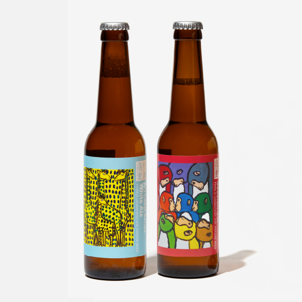 「泡村麦酒」各種330ml/1,210円（税込）、Session IPA（Alc4.5%）、White Ale（Alc5%）