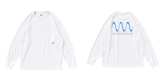 118 WAVE LONG SLEEVE TEE ¥8,800