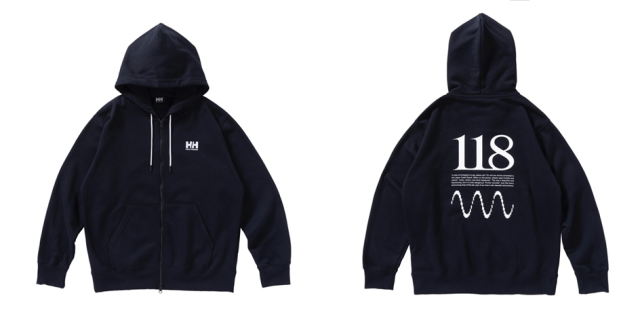 118 BIG LOGO FULL-ZIP HOODIE ¥15,400