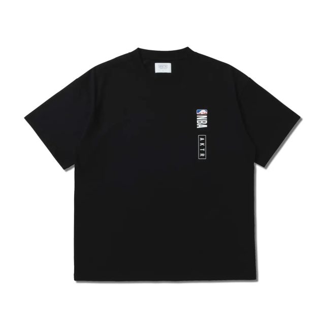 NBA×AKTR LOGO COTTON TEE BK