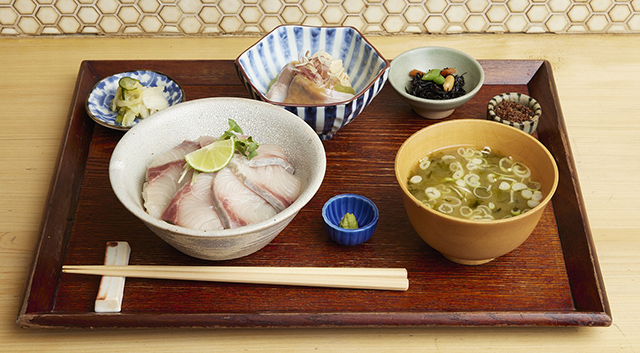 黒瀬ぶり丼とブリ茄子田楽定食：1,980円（税込）