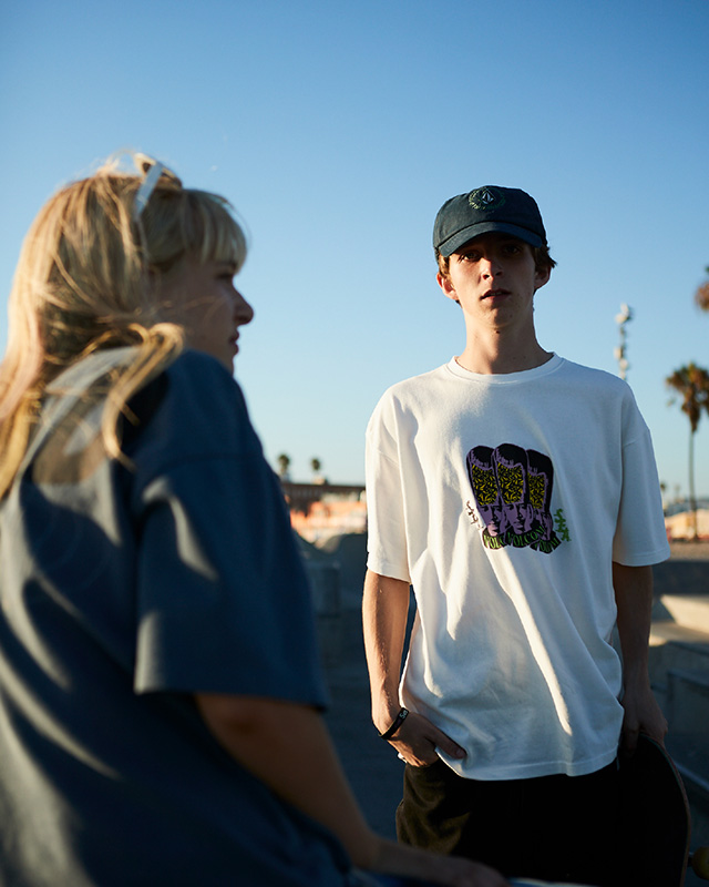 VOLCOM×WIND AND SEA Short Sleeve Tee Brain - WHITE：9,900円