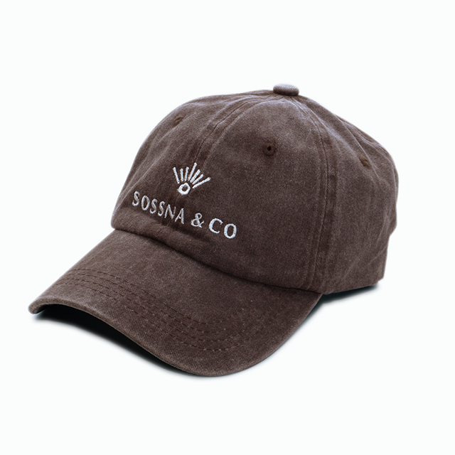 CORE LOGO Washed Baseball Cap（ブラック／ブラウンの2色）：4,400円