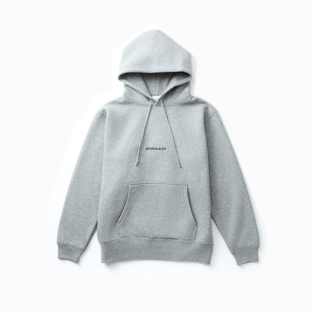 SOSSNA&CO EMBLEM Hoodie（ブラック／グレーの2色）：11,550円