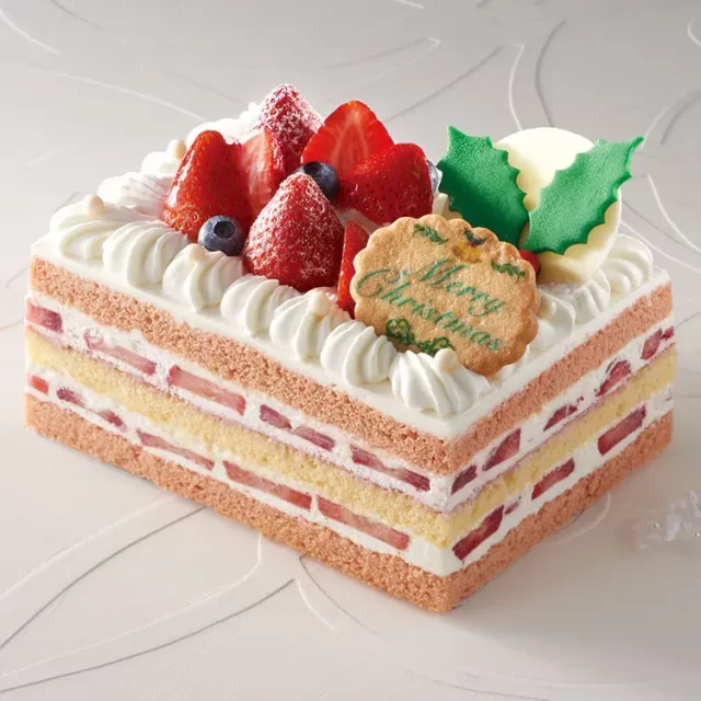 しっとりスポンジのクリスマスショートケーキ 6,480円