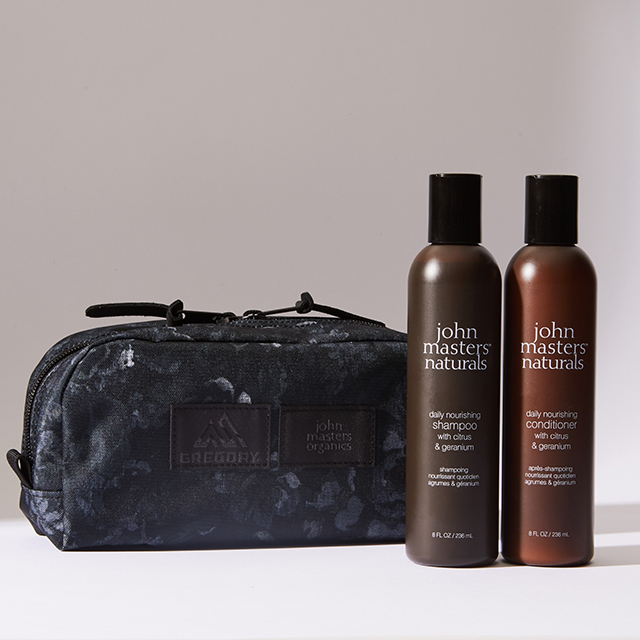 john masters organics × GREGORY hair care set：10,890円