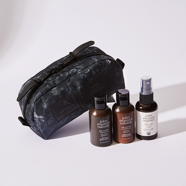 john masters organics × GREGORY travel set：7,865円