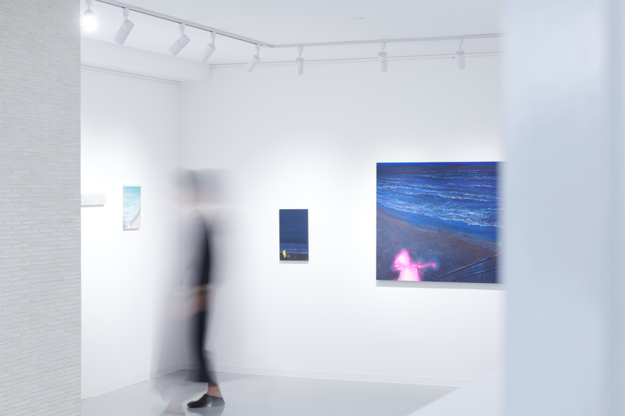 Installation view：「水平線をなぞると海」,2024／能登真理亜氏