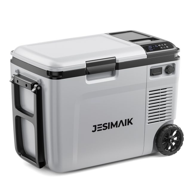 「JESIMAIK車載冷温庫HT26」庫内容積：約26L、外形寸法：64.4x34.5x44.5cm